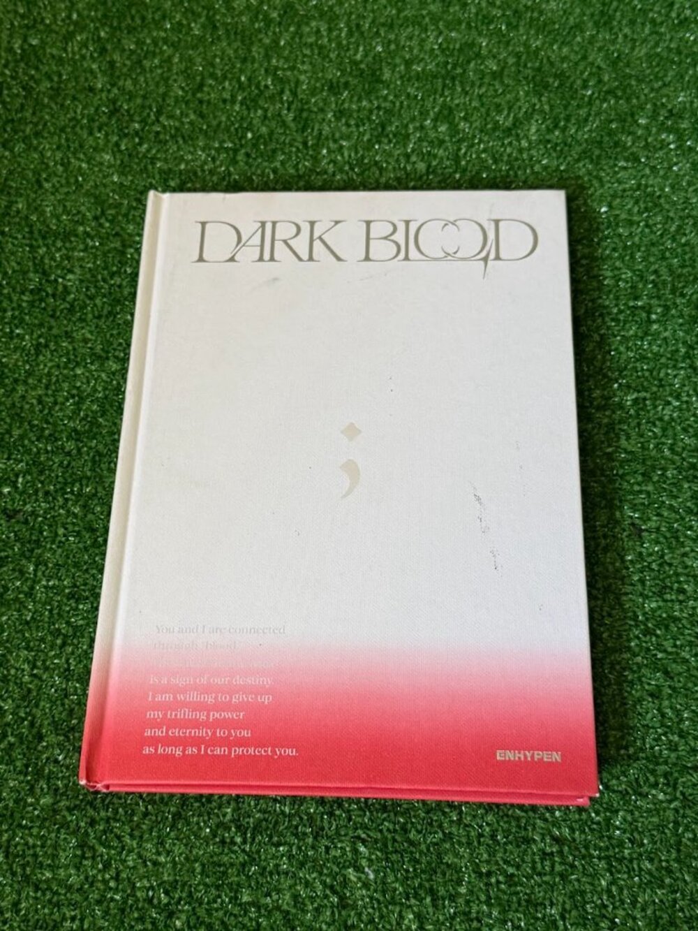 ENHYPEN Dark Blood NEW Ver Album CD Photobook K-Pop HYBE 2023  DARK BLOOD" is EN